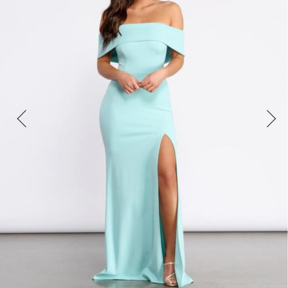 Windsor Coralie Front Slit Formal Dress